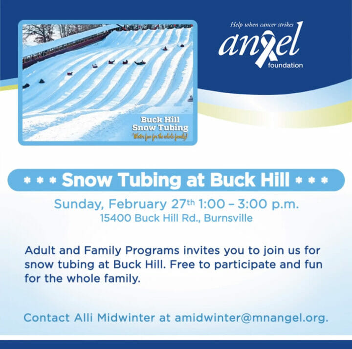 Buck Hill Snow Tubing Event on February 27th 1-3pm